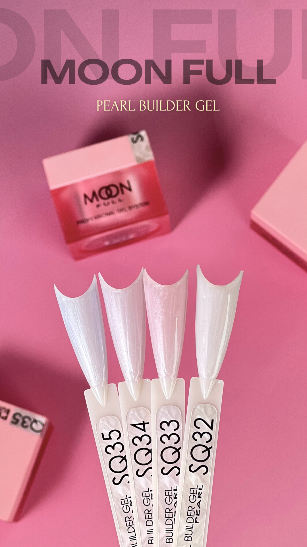 Gel costruttore effetto perlato Moon full 30ml №SQ 32