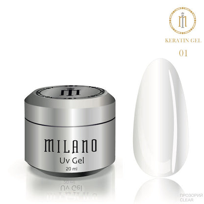 Milano Cosmetic Keratin Gel № 01 20ml