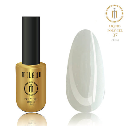 Milano Cosmetic Poly Gel Liquido №07 clear