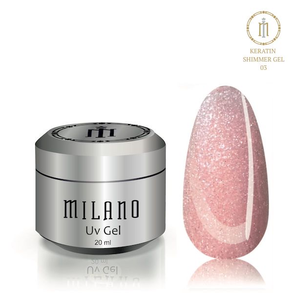 Milano Cosmetic Keratin Shimmer Gel № 03 20ml