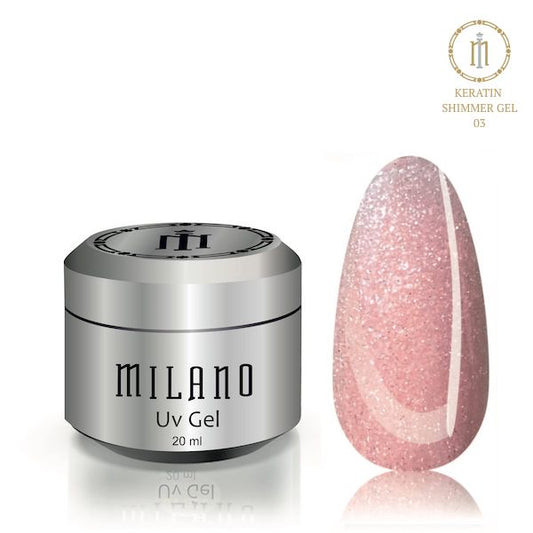 Milano Cosmetic Keratin Shimmer Gel № 03 20ml