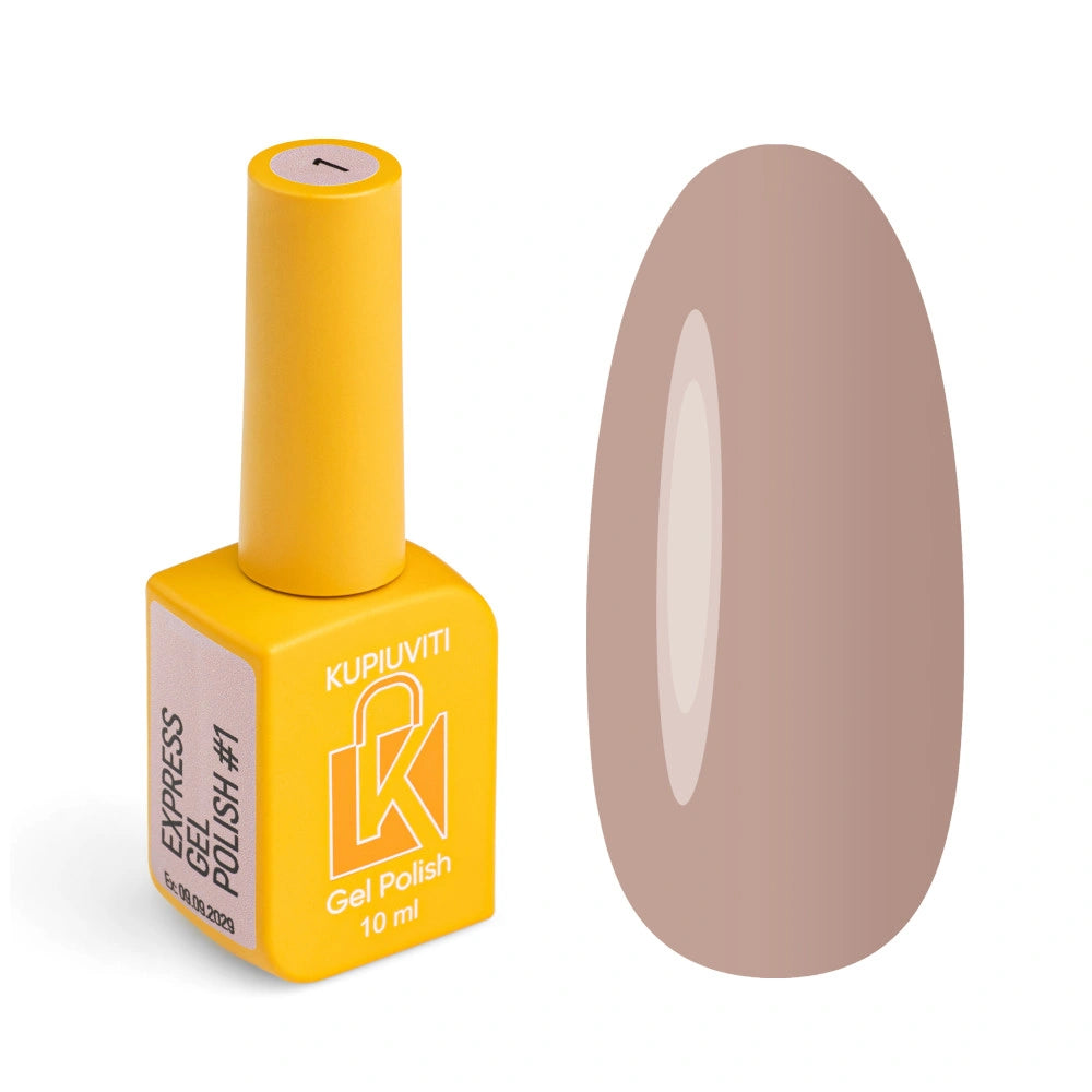 Smalto semipermanente monofase Kupiuviti "Weekend a Parigi" n. 001, 10 ml