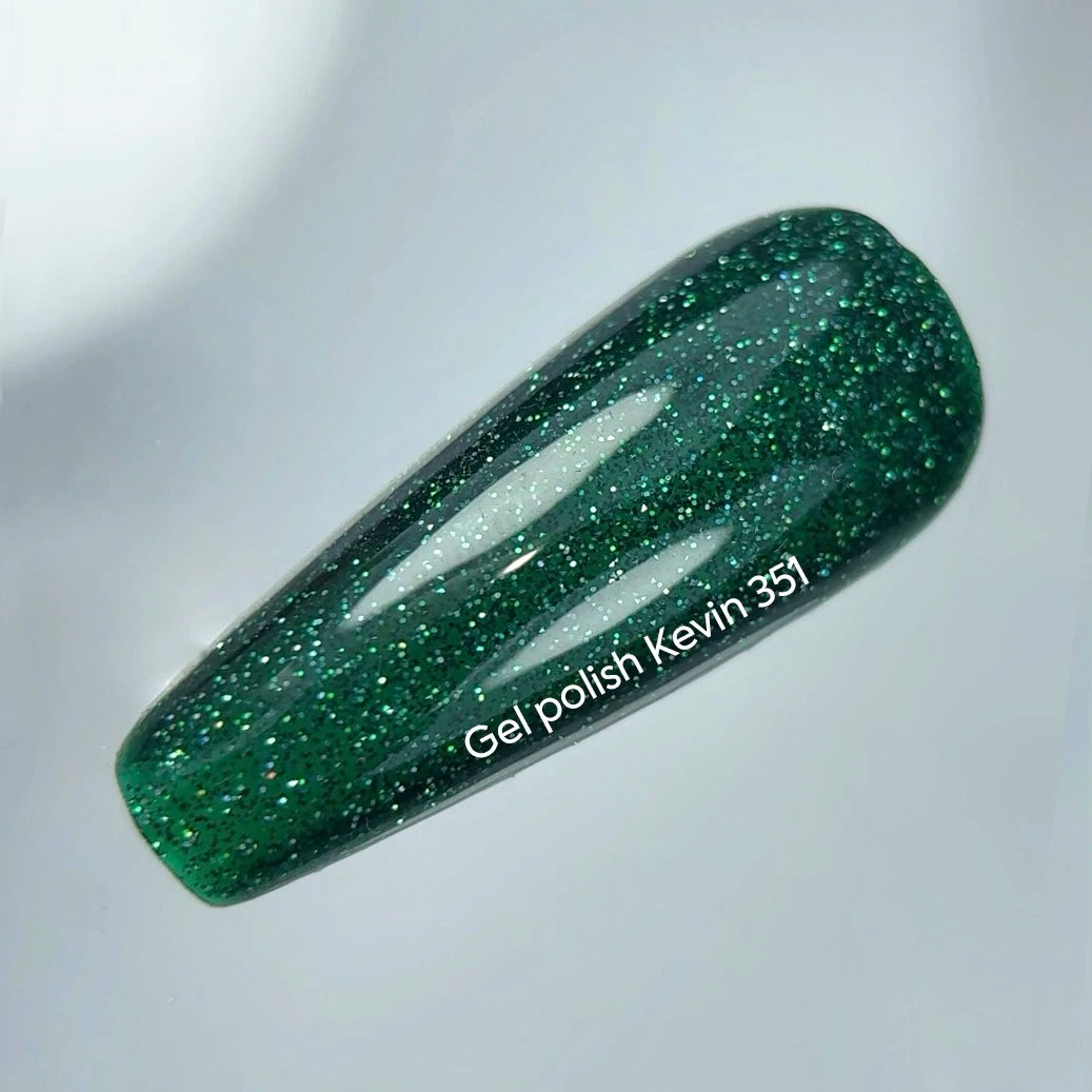 NOTD Gel Polish Kevin – smalto gel verde riflettente, 10 ml