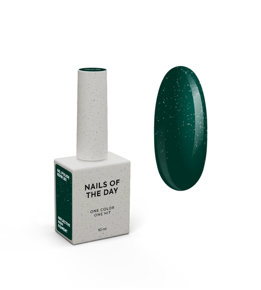 NOTD Gel Polish Kevin – smalto gel verde riflettente, 10 ml