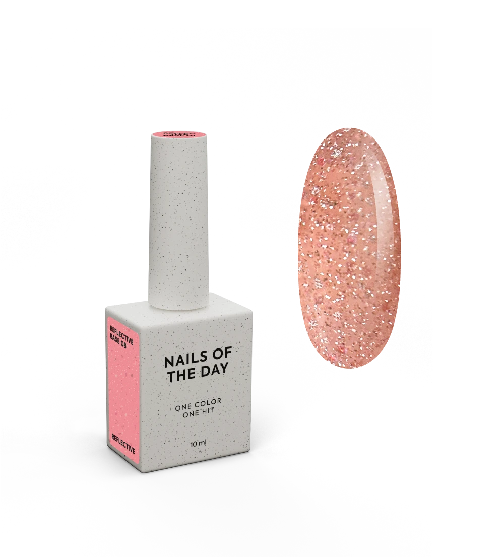 NAILSOFTHEDAY base riflettente 08, 10ml