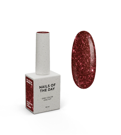 NAILSOFTHEDAY smalto gel "Sangria", 10ml