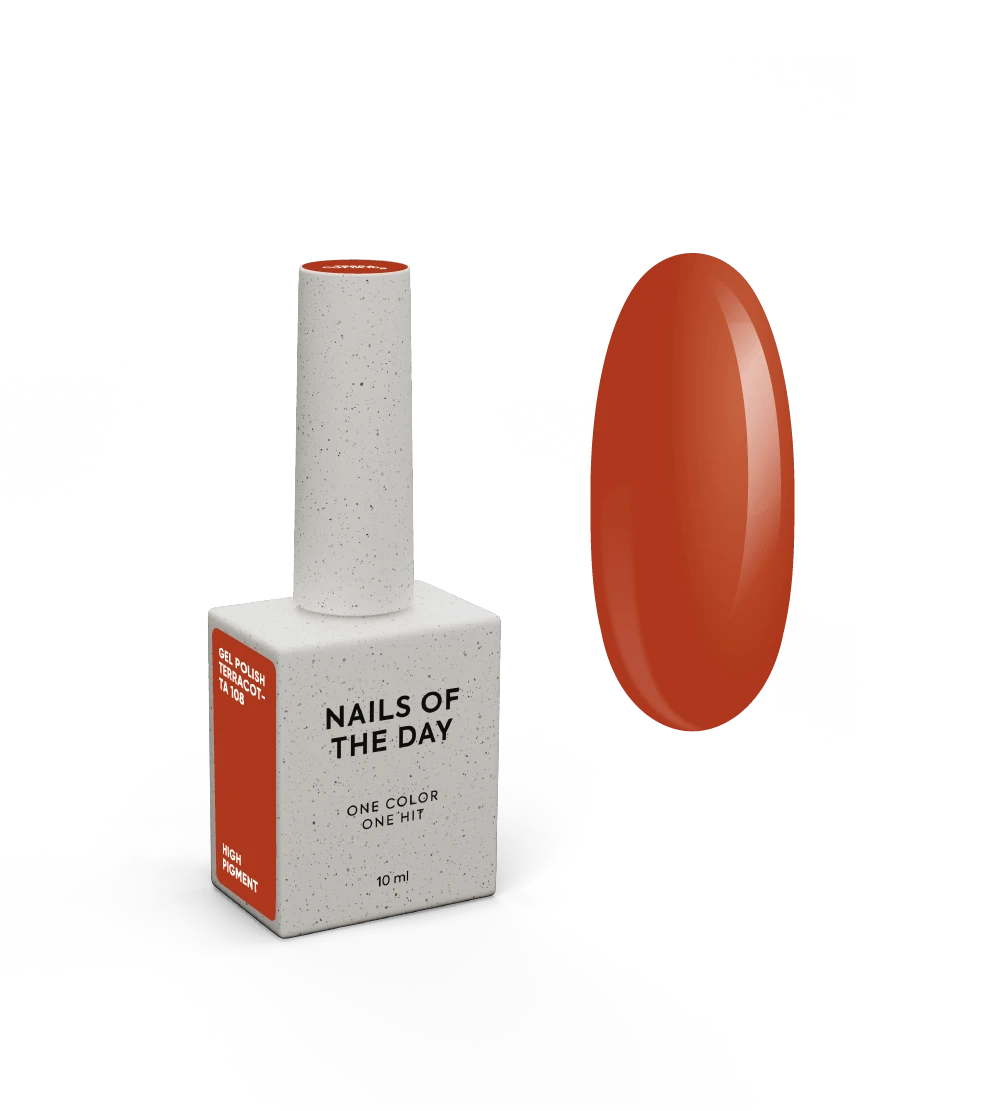NAILSOFTHEDAY smalto gel "Terracotta", 10ml