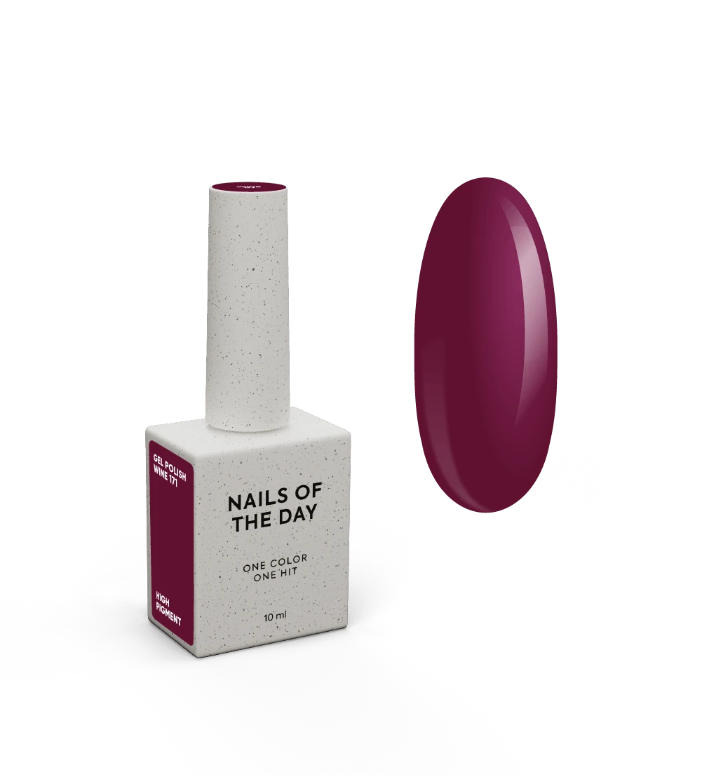 NAILSOFTHEDAY smalto gel "Wine",10ml