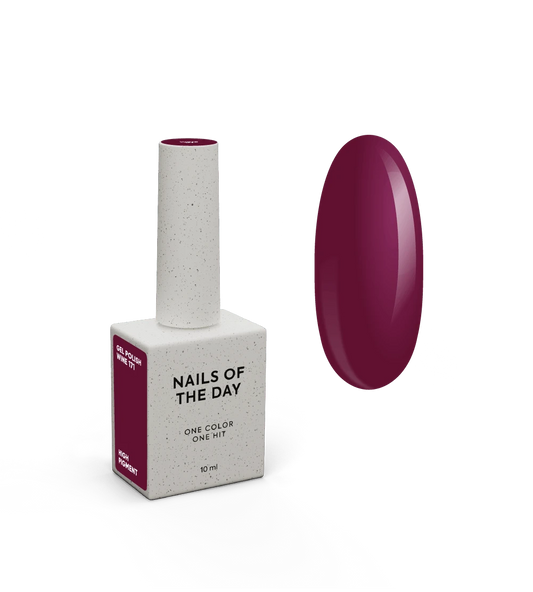 NAILSOFTHEDAY smalto gel "Wine",10ml